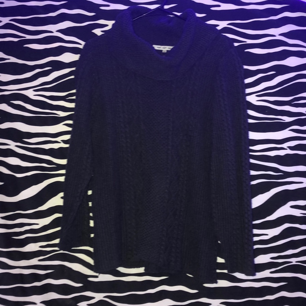 Dark Gray long sleeve turtle neck sweater